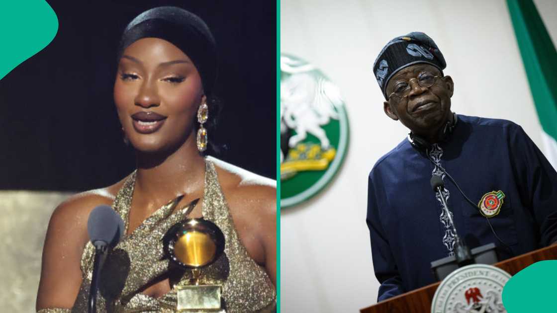 President Bola Tinubu hails Nigerian music sensation Tems on winning the Best African Music Performance award at the 67th Grammy Awards in the United States.