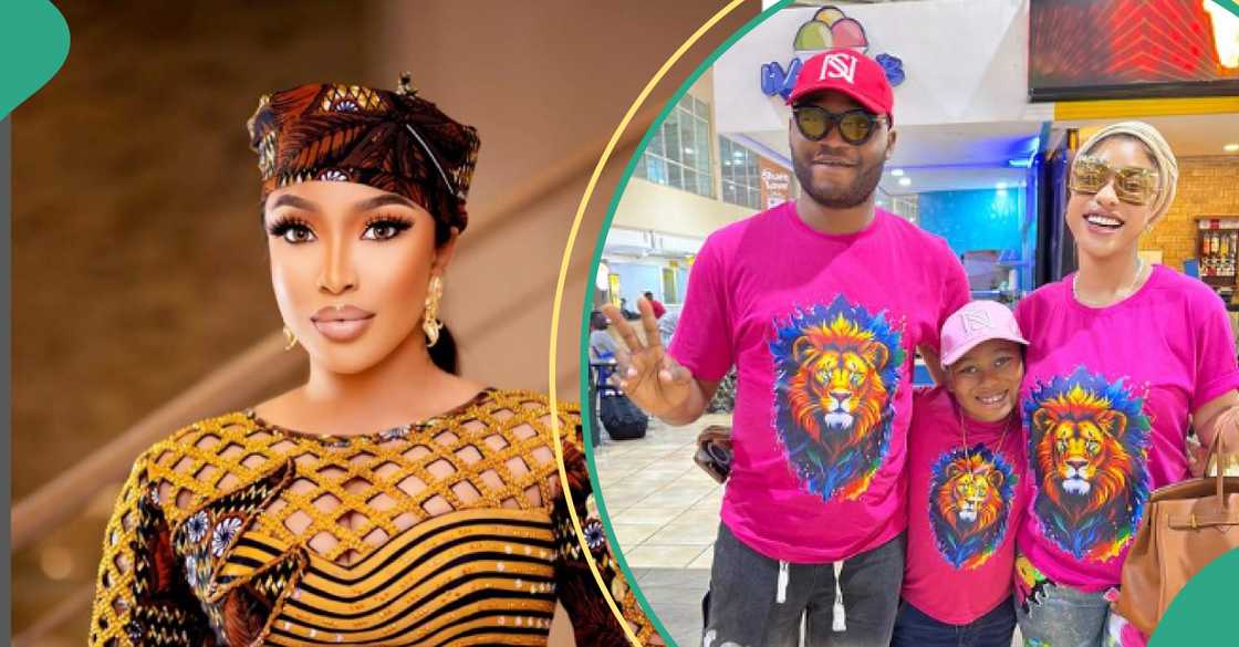 Tonto Dikeh, Tonto Dikeh addresses dating rumor following pose with mystery man Tonto Dikeh, Tonto Dikeh addresses dating rumor following pose with mystery man