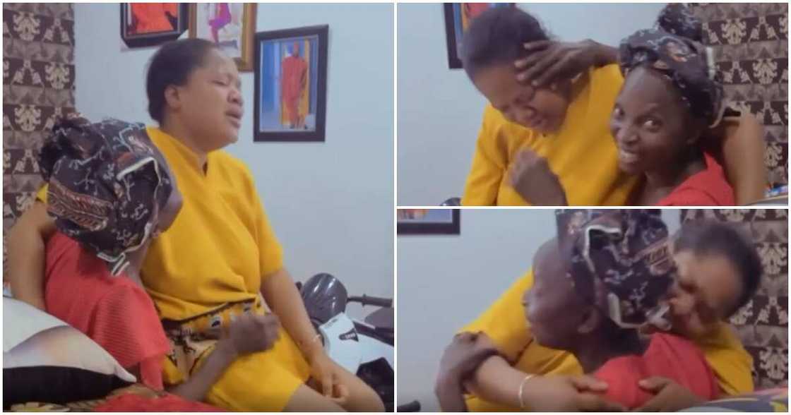Toyin Abraham and mother-in-law. Toyin Abraham and mother-in-law.