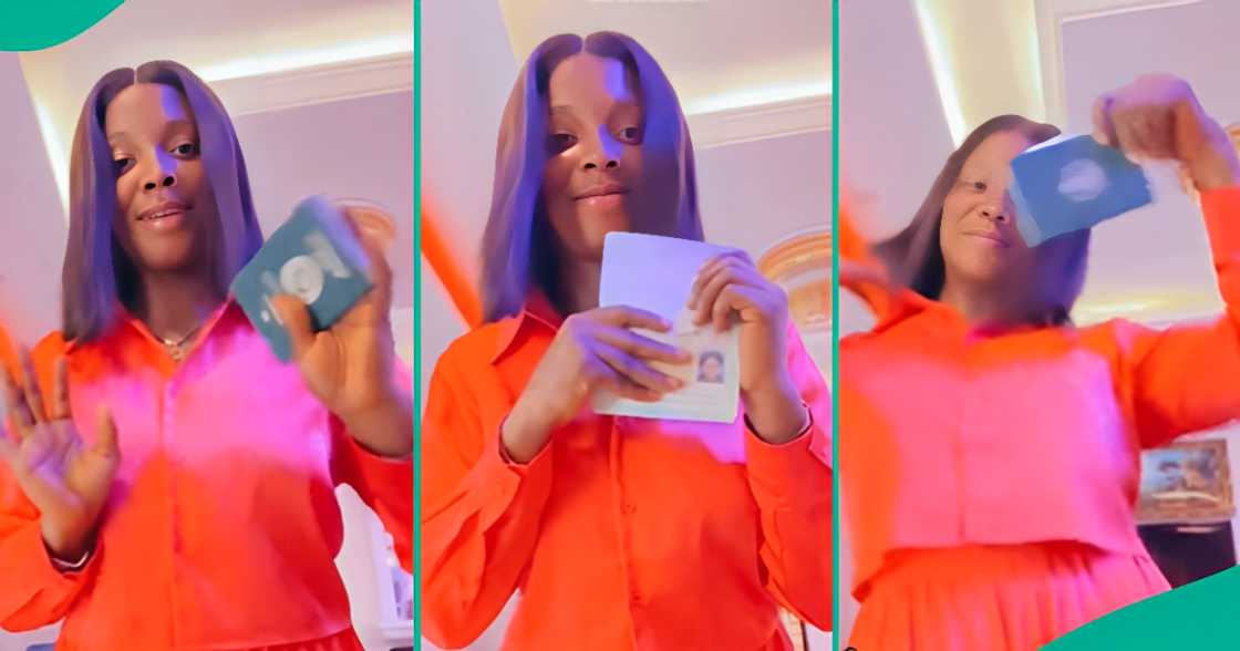 Nigerian lady shows off visa approval she got after two days