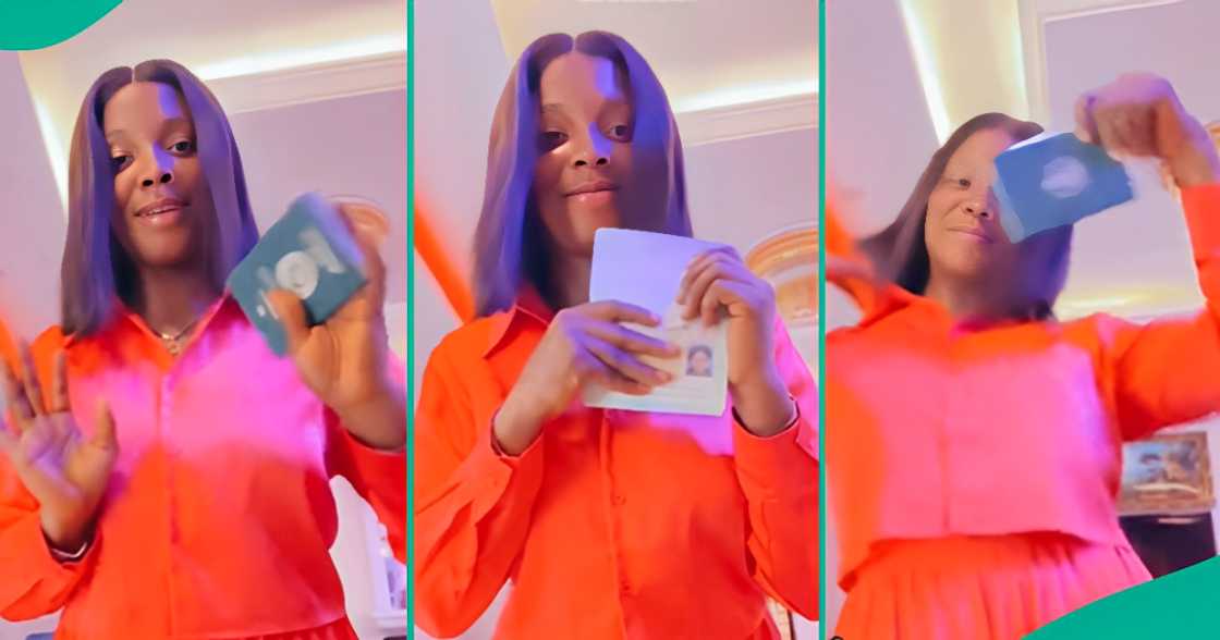 Nigerian lady shows off visa approval she got after two days Nigerian lady shows off visa approval she got after two days