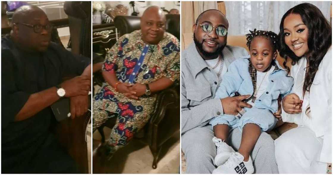 The Adelekes, Davido, Dele Momodu The Adelekes, Davido, Dele Momodu