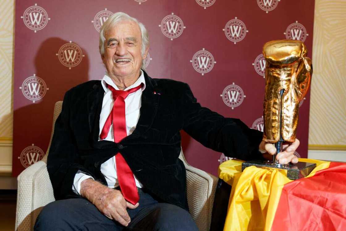 Jean-Paul Belmondo assiste à la cérémonie des Gants d'Or le 18 octobre 2019 à Bruxelles, en Belgique. (Photo de Sylvain Lefèvre)