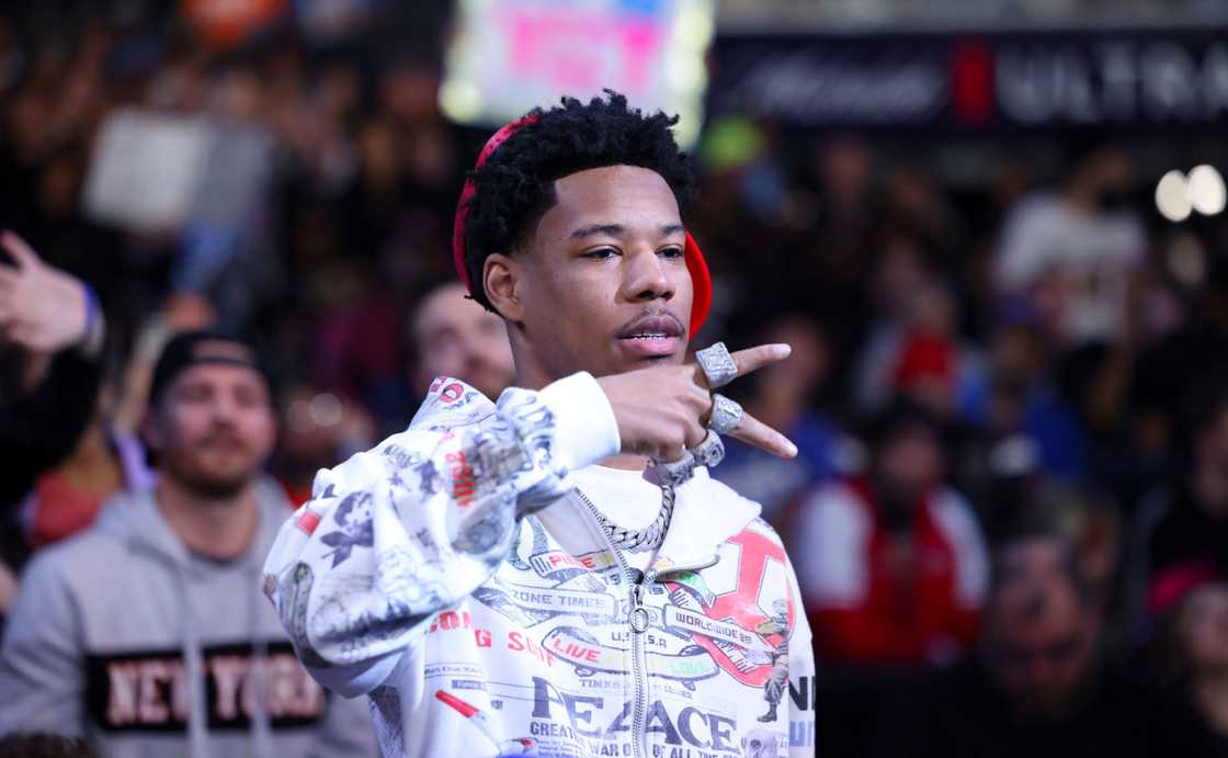 Nardo Wick gestures during a 2025 Monday night RAW Nardo Wick gestures during a 2025 Monday night RAW