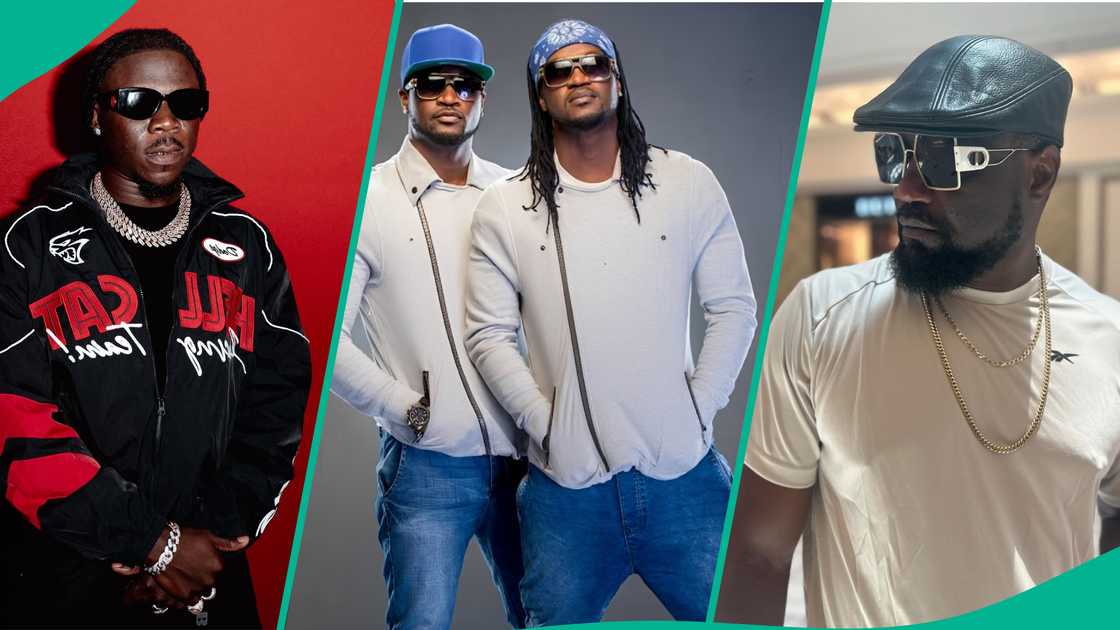 Sonebwoy speaks about Peter Okoye and his feuw with his brothers