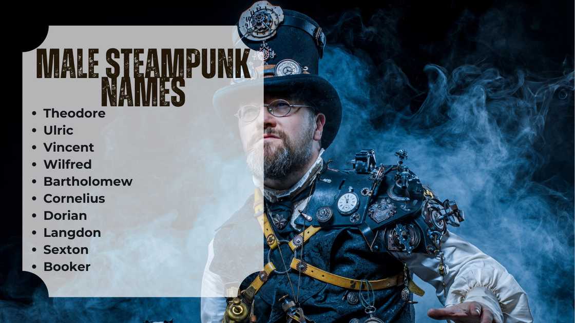 Male steampunk names Male steampunk names