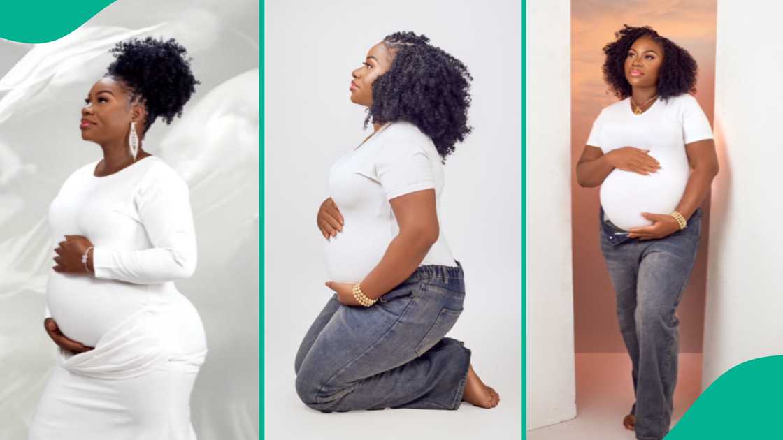 Nigerian woman welcomes baby after 7 years. Nigerian woman welcomes baby after 7 years.