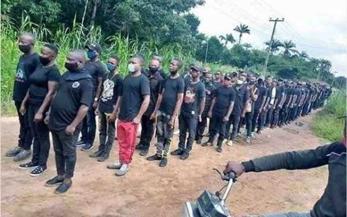 Mambobin haramtacciyar kungiyar IPOB/ESN Mambobin haramtacciyar kungiyar IPOB/ESN