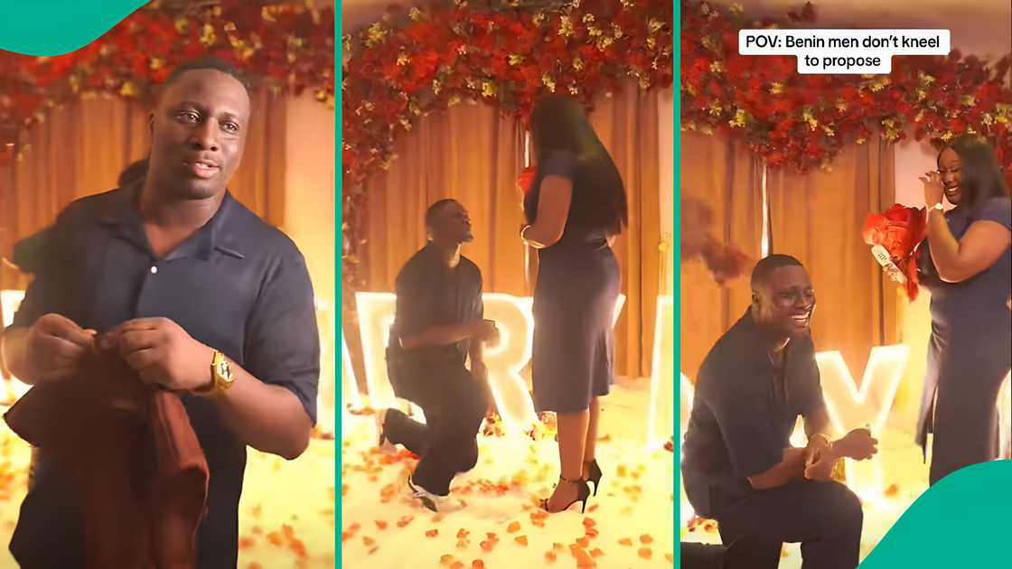 Man who refused to kneel during proposal later bows to pressure Man who refused to kneel during proposal later bows to pressure