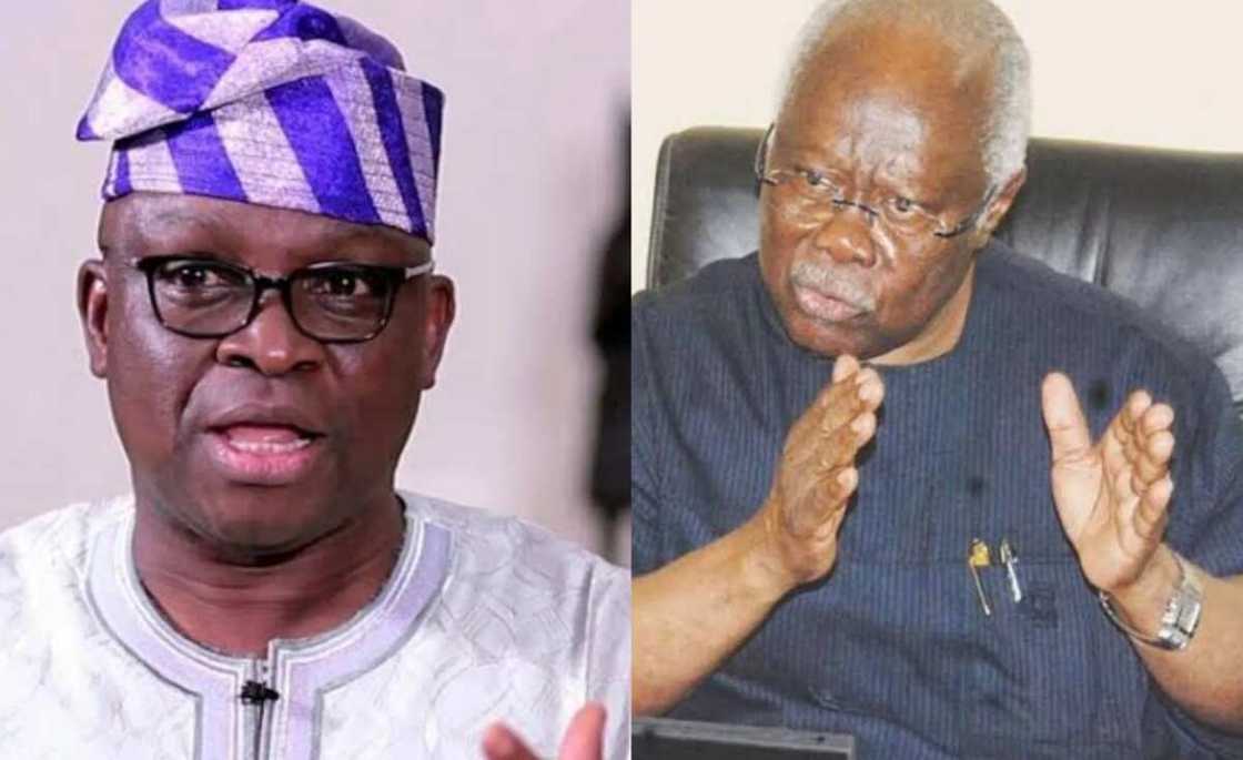 Makinde da George su ka shirya abin da aka yi mani a jihar Ondo inji Fayose Makinde da George su ka shirya abin da aka yi mani a jihar Ondo inji Fayose