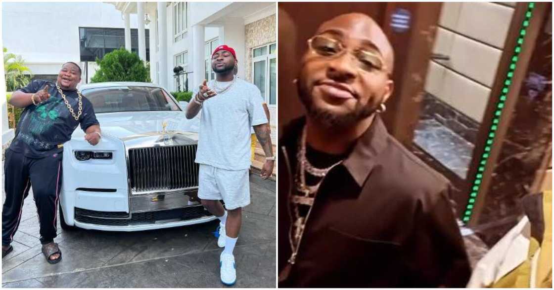 Singer Davido and his bestie