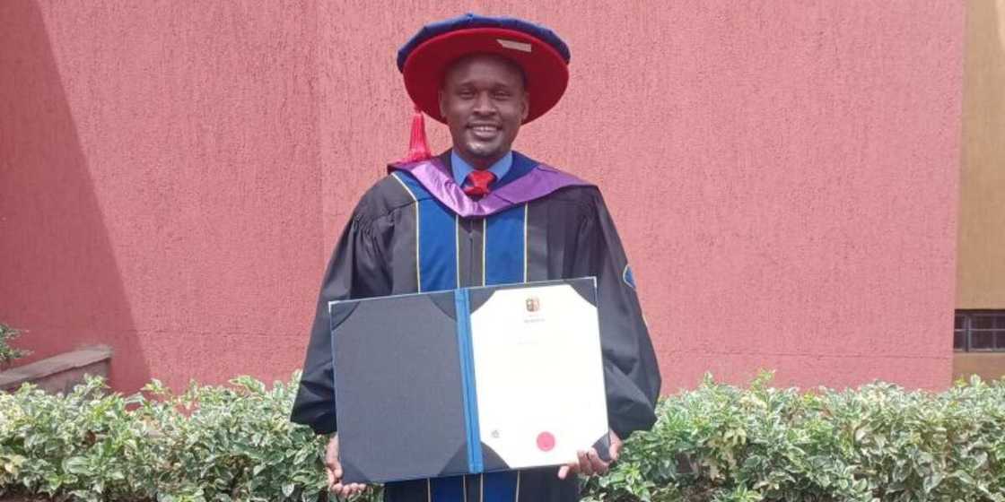 The long PhD journey successfully came to an end following the graduation. Congratulations are in order The long PhD journey successfully came to an end following the graduation. Congratulations are in order