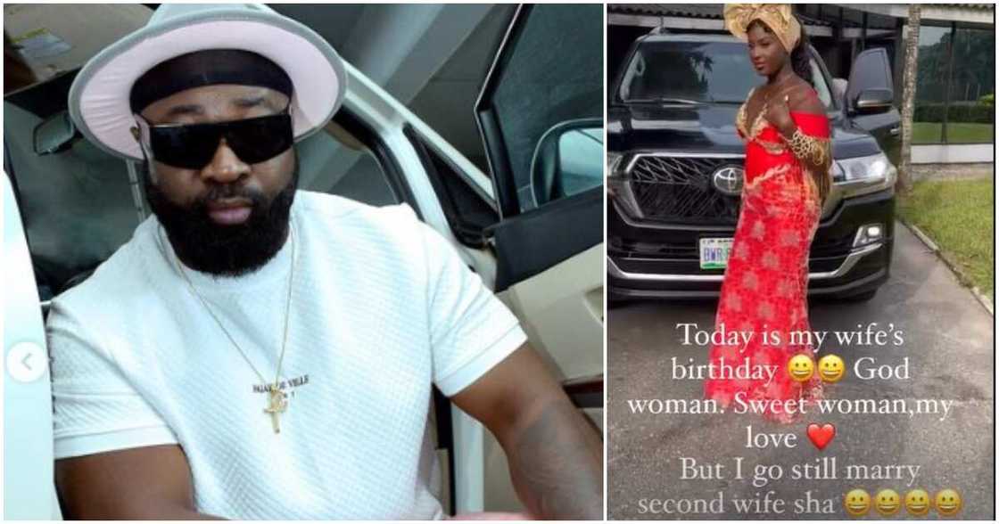 Nigerian singer Harrysong and his wife Nigerian singer Harrysong and his wife