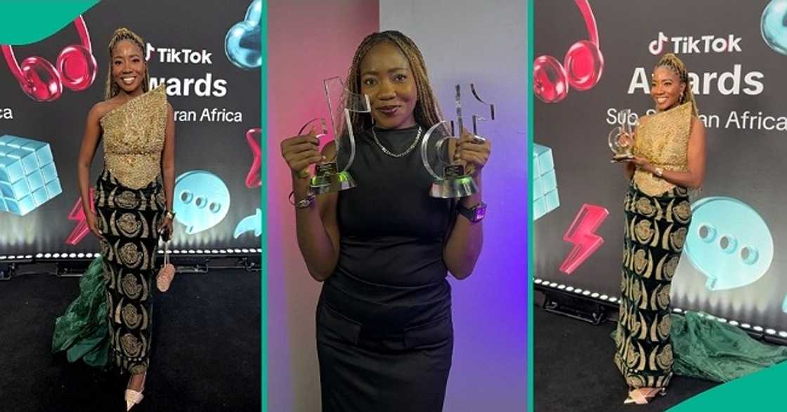 Nigerian lady shares success journey after winning TikTok Africa's Creator of the Year Award