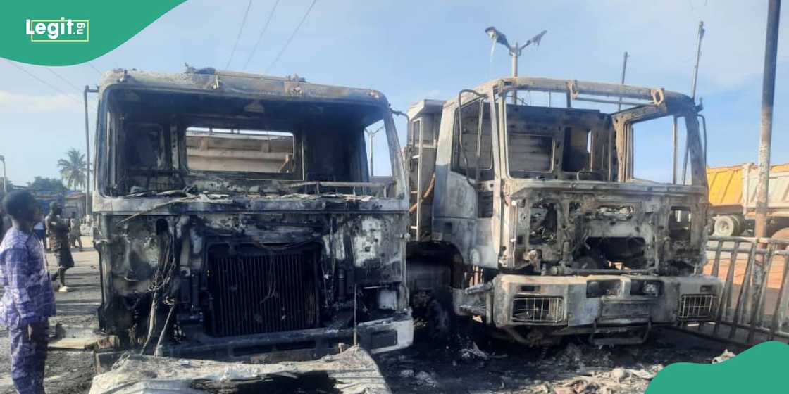 Properties destroyed on Lagos-Ibadan expressway as petrol tanker explodes