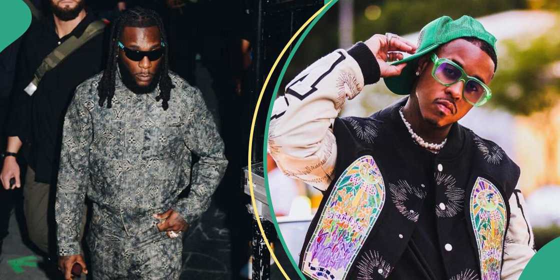 Burna Boy denies knowing Jeremih's song was sampled on his City Boy track.