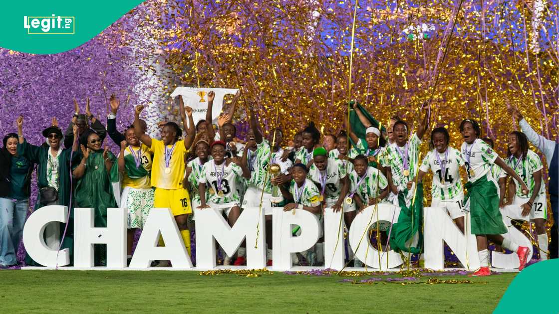 Nigerian women's team. Nigerian women's team.