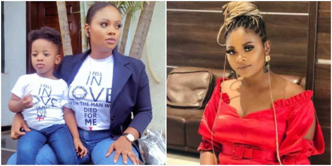 Tega is the fourth female housemate to enter the house Tega is the fourth female housemate to enter the house