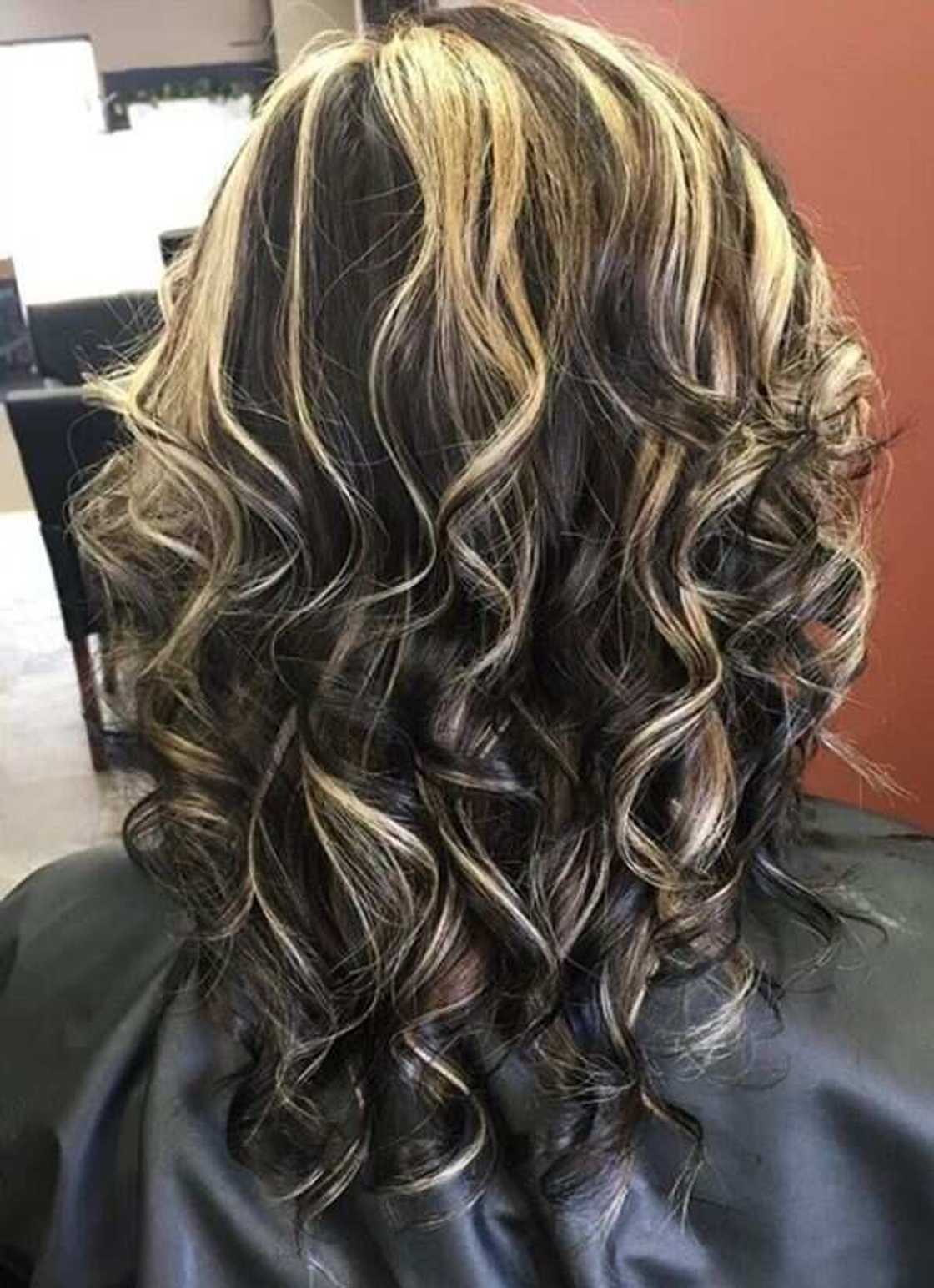 Highlights for dark hair