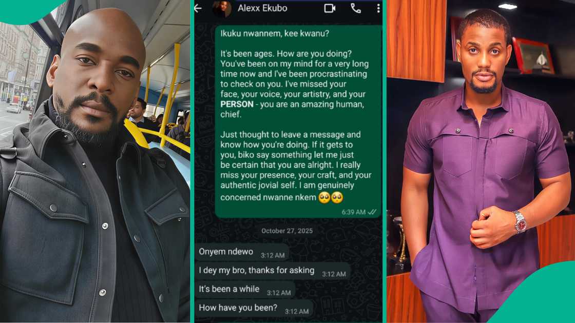 Man blasts Alexx Ekubo, expresses anger over his death and shares their last WhatsApp chat