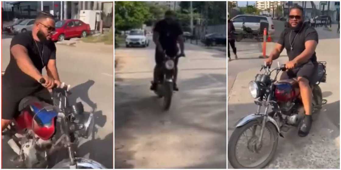 Whitemoney rides motorcycle Whitemoney rides motorcycle