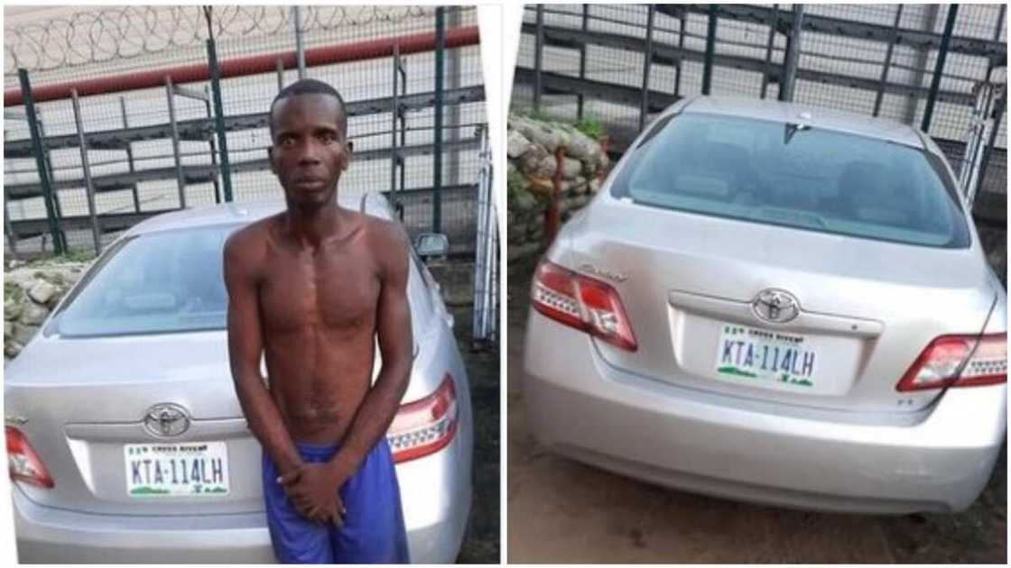 Gateman caught with Toyota Camry