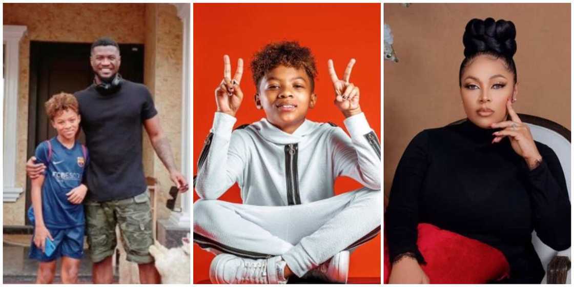 Peter Okoye and Lola celebrate their son on his 12th birthday Peter Okoye and Lola celebrate their son on his 12th birthday