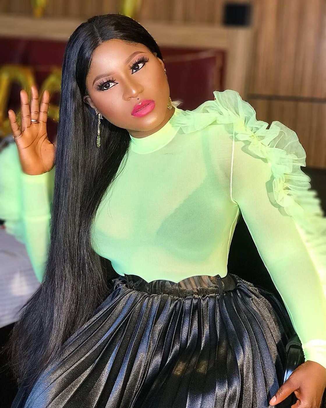 Destiny Etiko deactivates comments following backlash over 'indecent' outfit during visit to Yahaya Bello Destiny Etiko deactivates comments following backlash over 'indecent' outfit during visit to Yahaya Bello