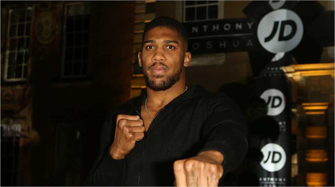 Anthony Joshua tells Deontay Wilder to fight him when he's man enough not to lie Anthony Joshua tells Deontay Wilder to fight him when he's man enough not to lie