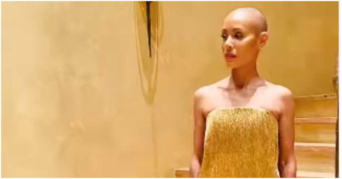 Jada Pinkett Smith slays in a gold gown