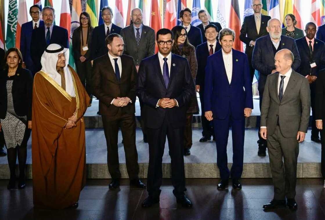 Leaders at the Petersberg Climate Dialogue, laying the groundwork for COP28, in May 2023 Leaders at the Petersberg Climate Dialogue, laying the groundwork for COP28, in May 2023
