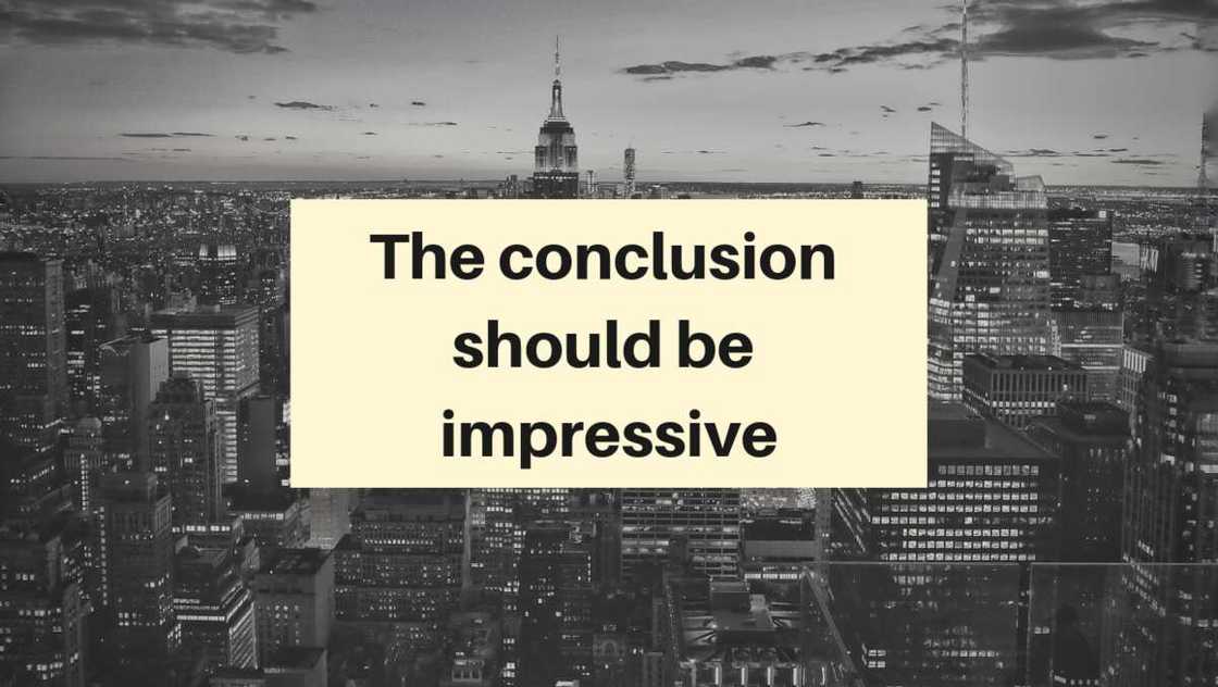 Try to rephrase your thesis and summarise in conclusion Try to rephrase your thesis and summarise in conclusion
