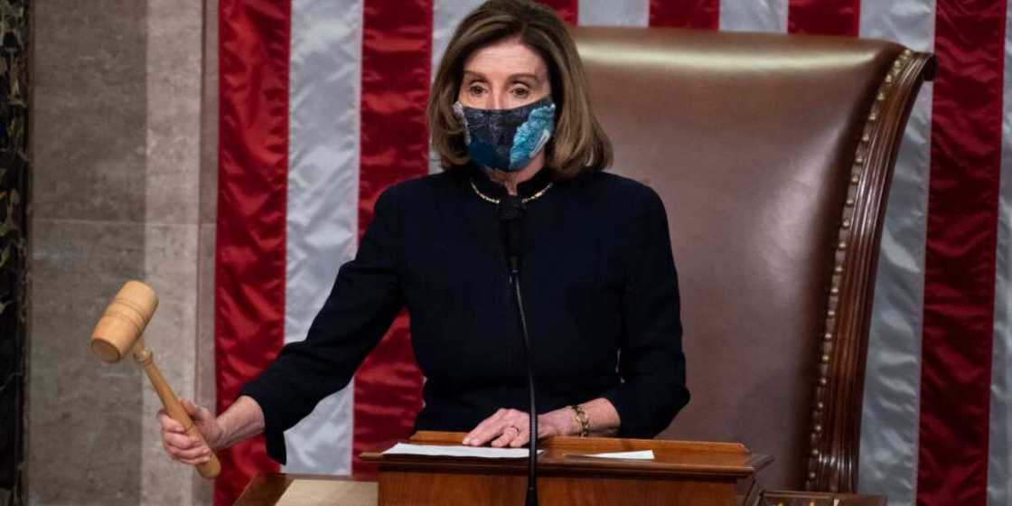 Nancy Pelosi wears same outfit to both of Donald Trump’s impeachments, fans react