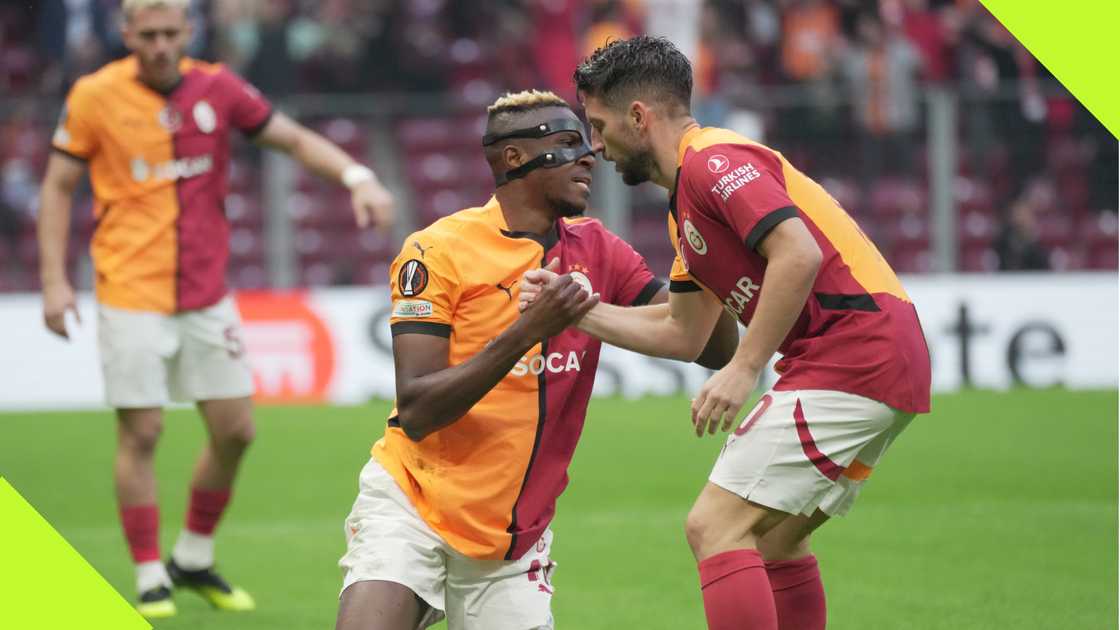Victor Osimhen celebrates a goal with Dries Mertens Victor Osimhen celebrates a goal with Dries Mertens