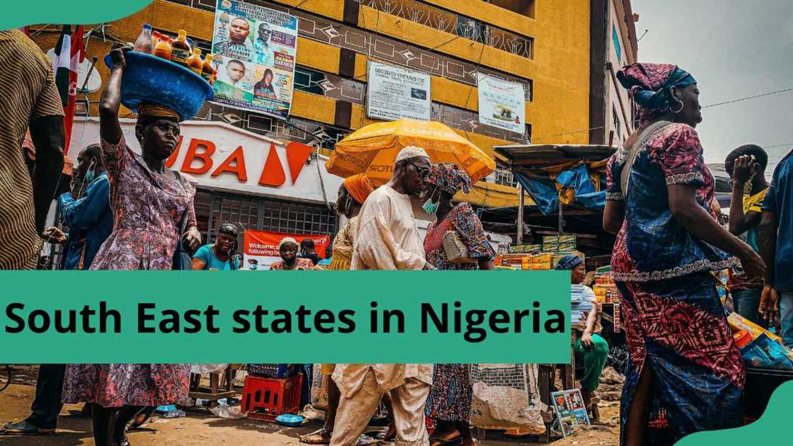 South East states in Nigeria South East states in Nigeria