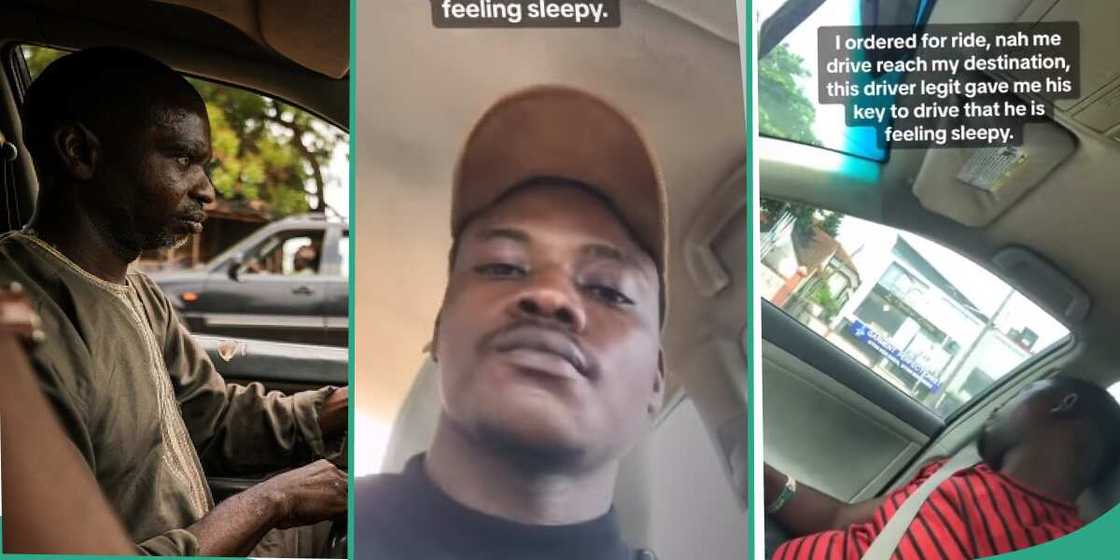 Bolt driver, passenger, sleepy Bolt driver, passenger, sleepy