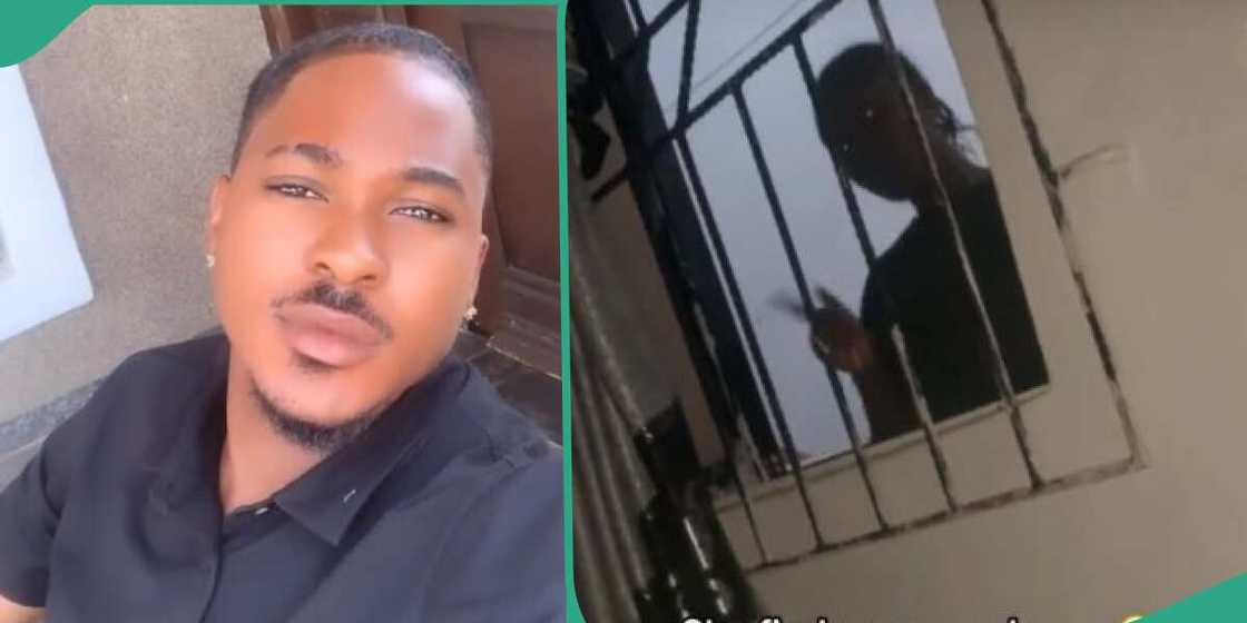 Lady rushes to male bestie's house after he hung up on her Lady rushes to male bestie's house after he hung up on her