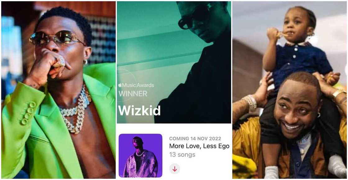 Wizkid, More Love Less Ego, Davido, Ifeanyi, new date