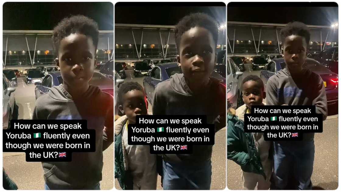 Photo of two Nigerian boys in UK Photo of two Nigerian boys in UK