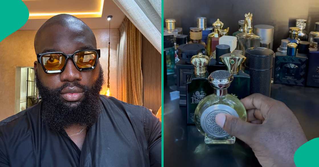 Opeyemi Famakin joins the celebrity perfume flaunting trend, bragging about his scent dominance. Opeyemi Famakin joins the celebrity perfume flaunting trend, bragging about his scent dominance.