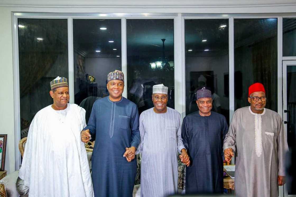 Atiku, Tambuwal, Saraki, others meet over zoning Atiku, Tambuwal, Saraki, others meet over zoning