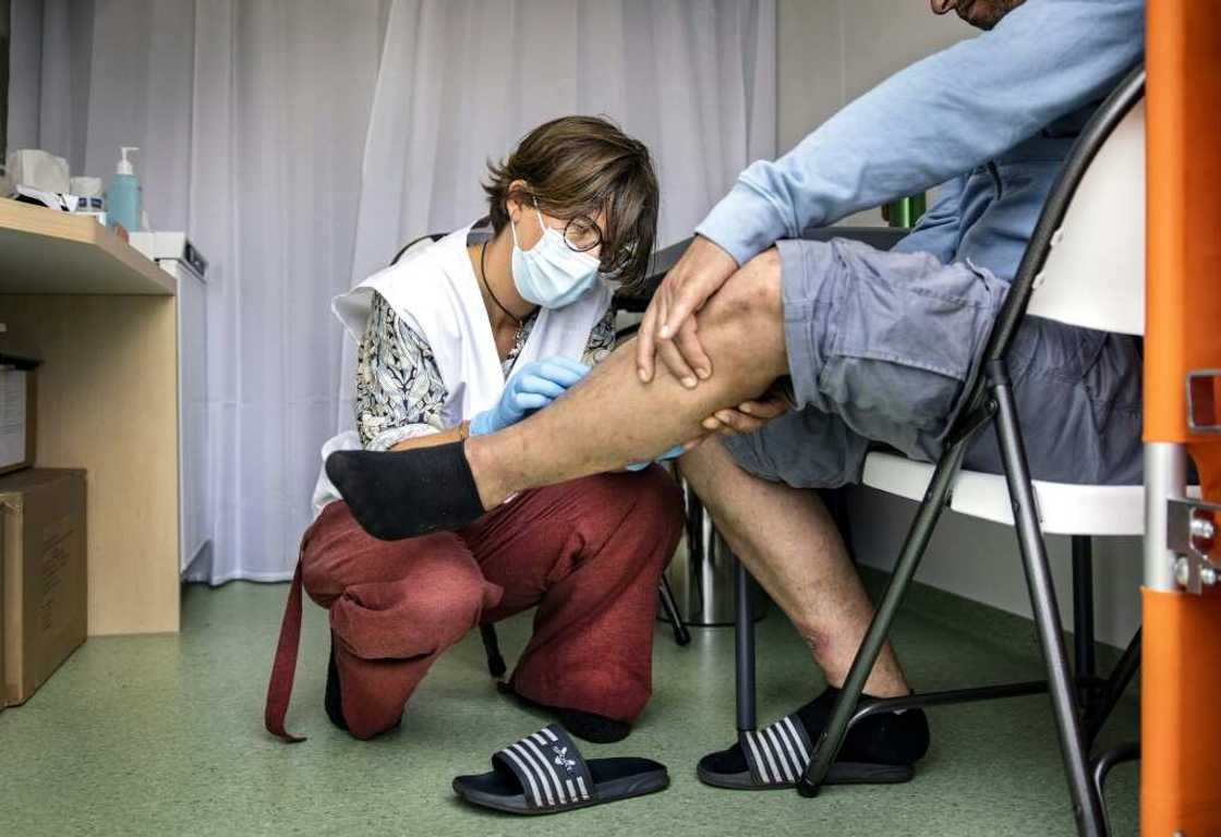 Both the Red Cross and Doctors Without Borders have deployed to help at the crowded Ter Apel centre Both the Red Cross and Doctors Without Borders have deployed to help at the crowded Ter Apel centre