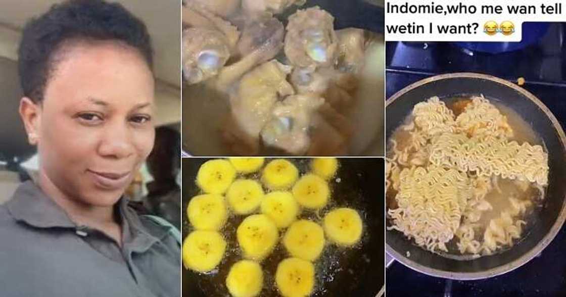 Nigerian mum cooks different meals