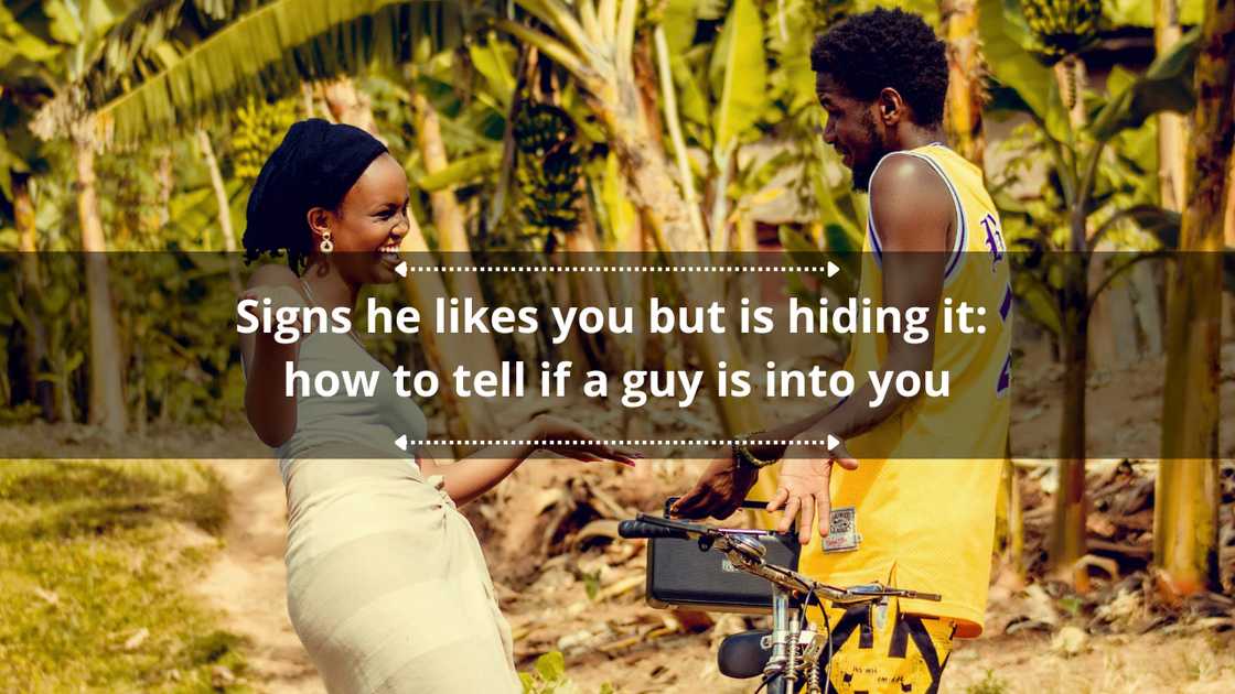 signs he likes you but is hiding it