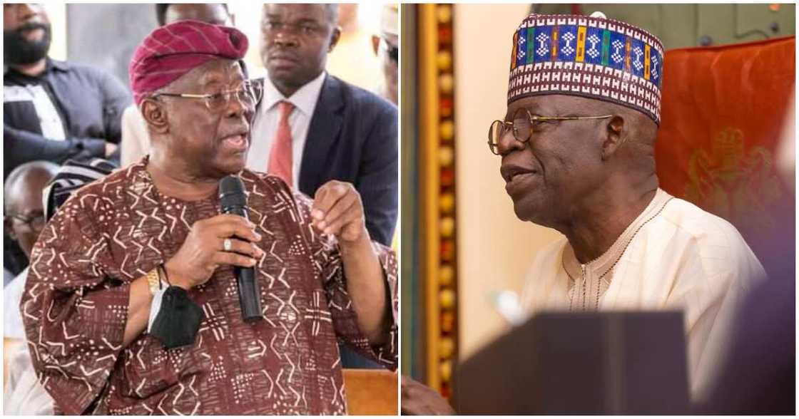 Tinubu and Bode George Tinubu and Bode George