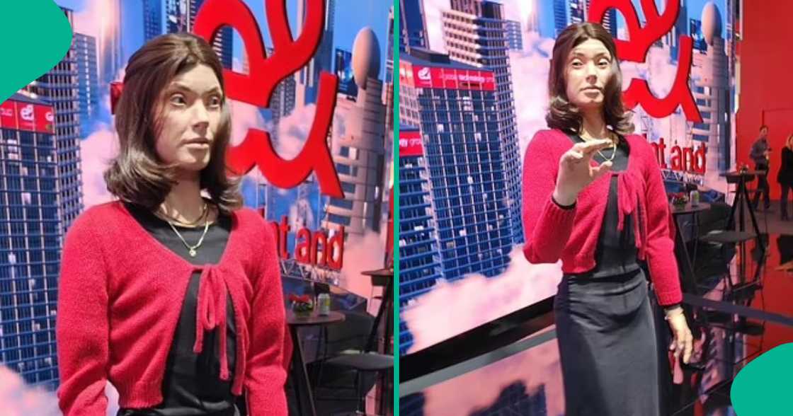 Ameca, a human-like robot created by a British firm, Engineered ArtsRobot, gives epic answers when asked if it will take people's jobs Ameca, a human-like robot created by a British firm, Engineered ArtsRobot, gives epic answers when asked if it will take people's jobs