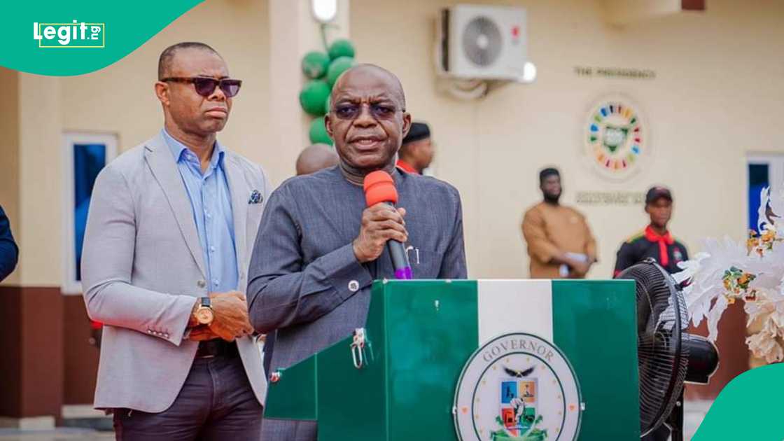 Governor Alex Otti has denied dumping the Labour Party for the APC. Governor Alex Otti has denied dumping the Labour Party for the APC.