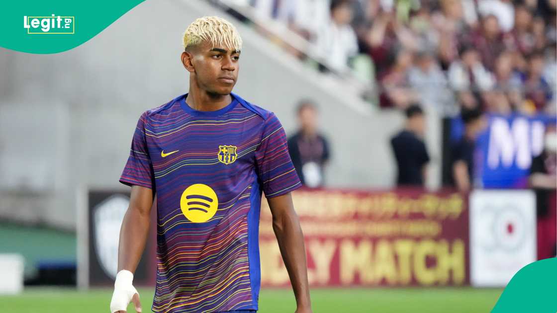 Lamine Yamal, Barcelona, Vissel Kobe, Noevir Stadion, Hyogo, Kobe, Japan Lamine Yamal, Barcelona, Vissel Kobe, Noevir Stadion, Hyogo, Kobe, Japan