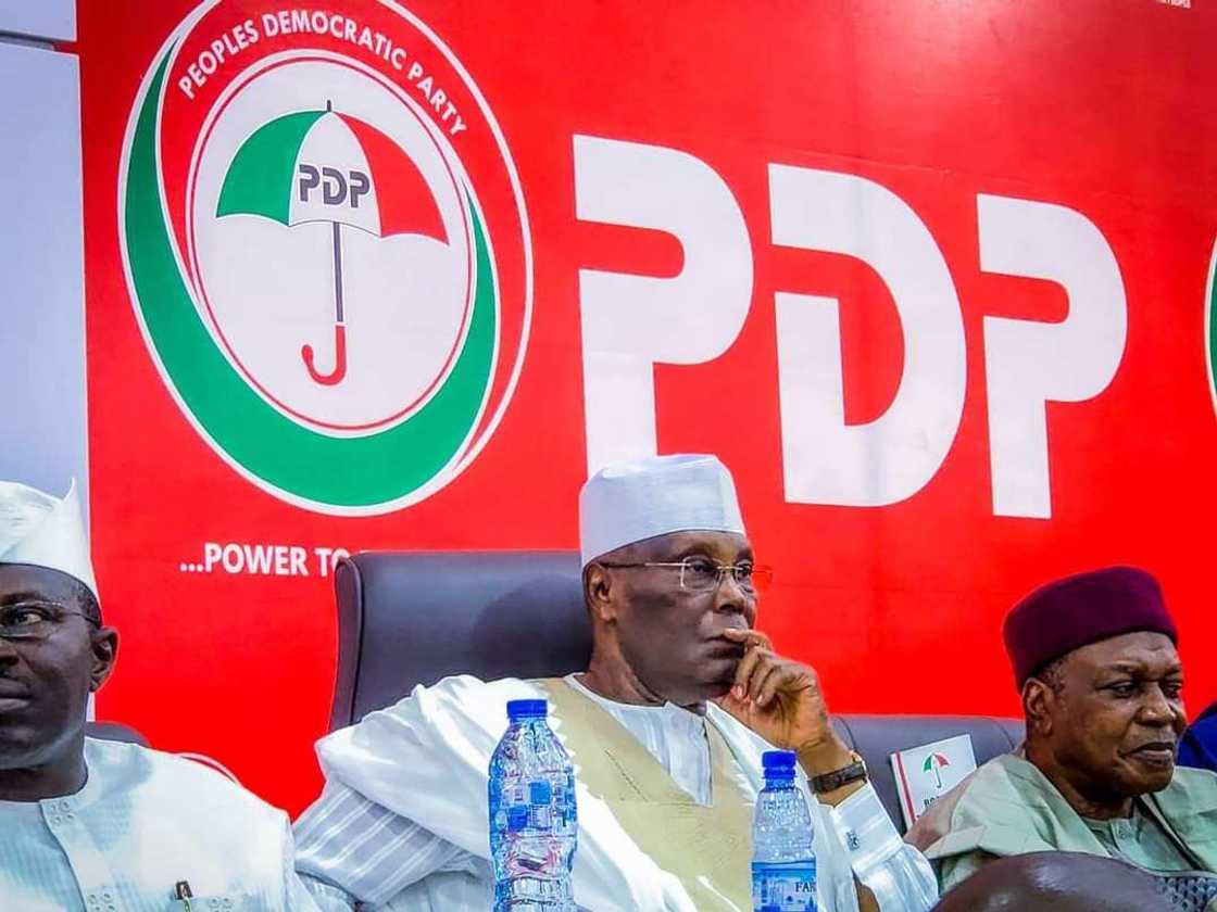 Dan takarar PDP, Atiku Abubakar. Dan takarar PDP, Atiku Abubakar.