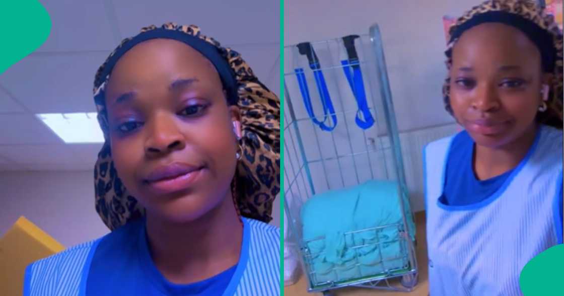 France-based Nigerian lady laments after being given 20 rooms to clean at work